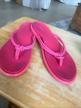 OluKai Pink Knot-Detail Women's Sandals